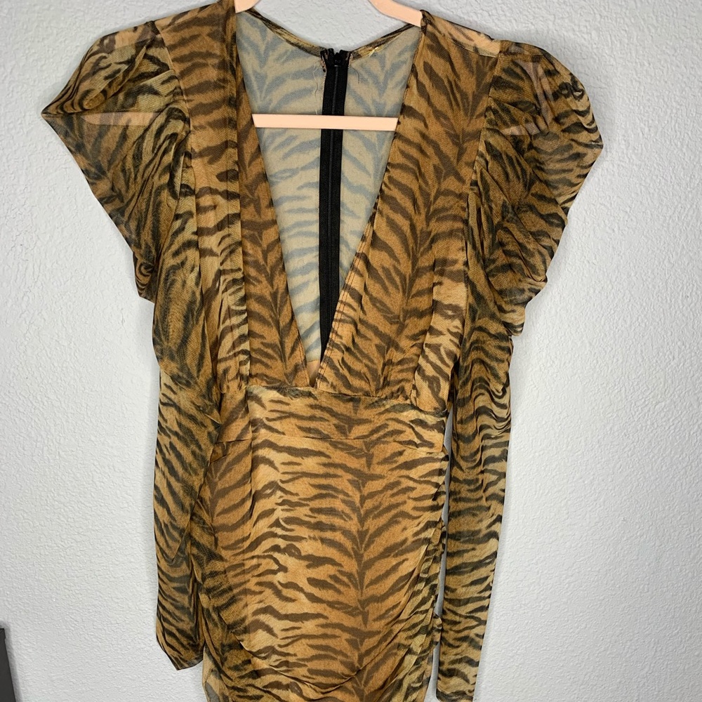 Tiger print dress